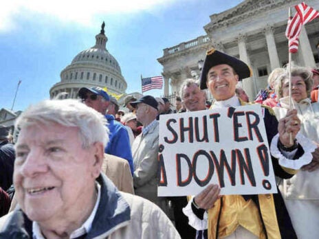 Red alert: A US government shutdown could crash the recovery