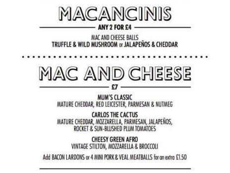Review: When Mac Met Cheese, Porchester Road