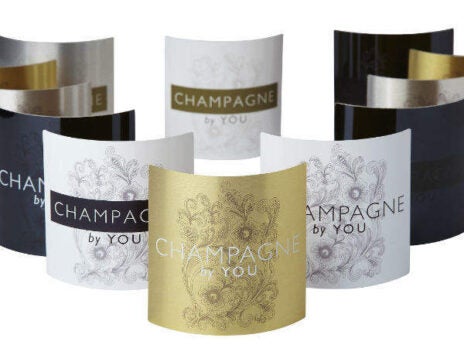 Bespoke bottles with 'Champagne by You'