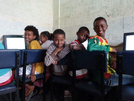 Second-hand computers give first-class education to Ethiopia's children