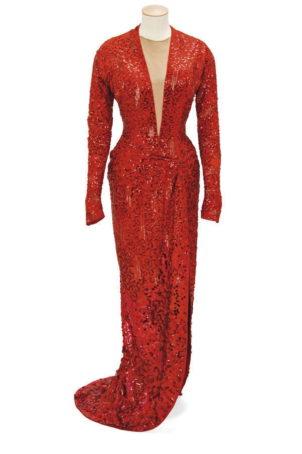 Marilyn Monroe’s red dress among cultural artefacts on display at Christie’s Marilyn Monroe’s red dress among cultural artefacts on display at Christie’s