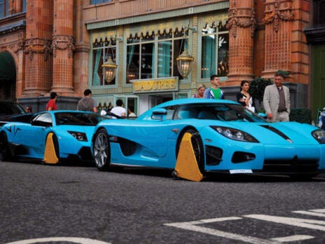 We locate the secret supercar garage used by London's summertime Emirati visitors
