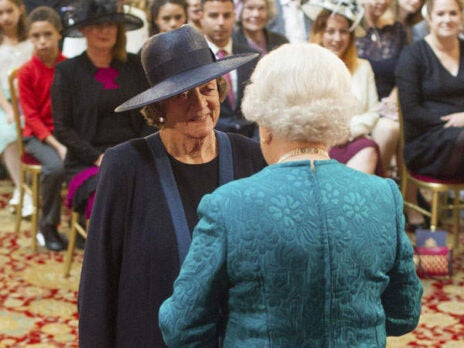William Cash is honoured to meet Dame Maggie Smith at a royal investiture