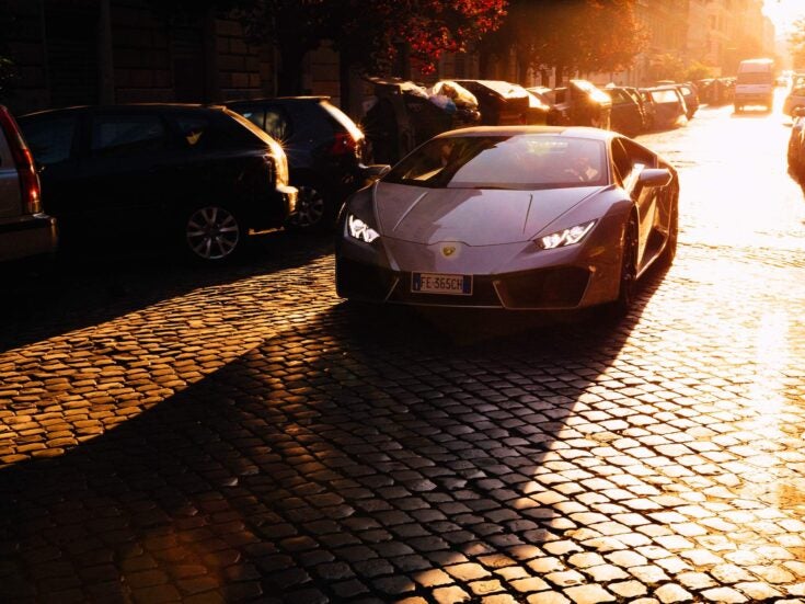 Lamborghini revolution in Versailles