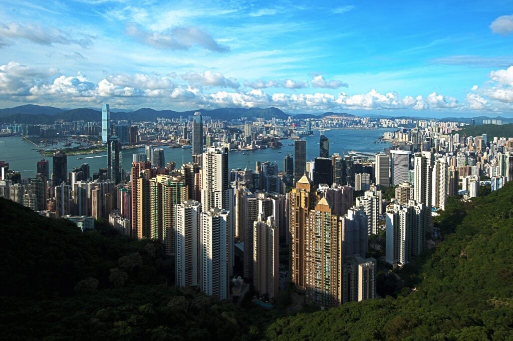 Hong Kong skyline 