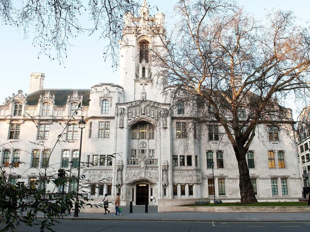 Exterior of UK Supreme Court