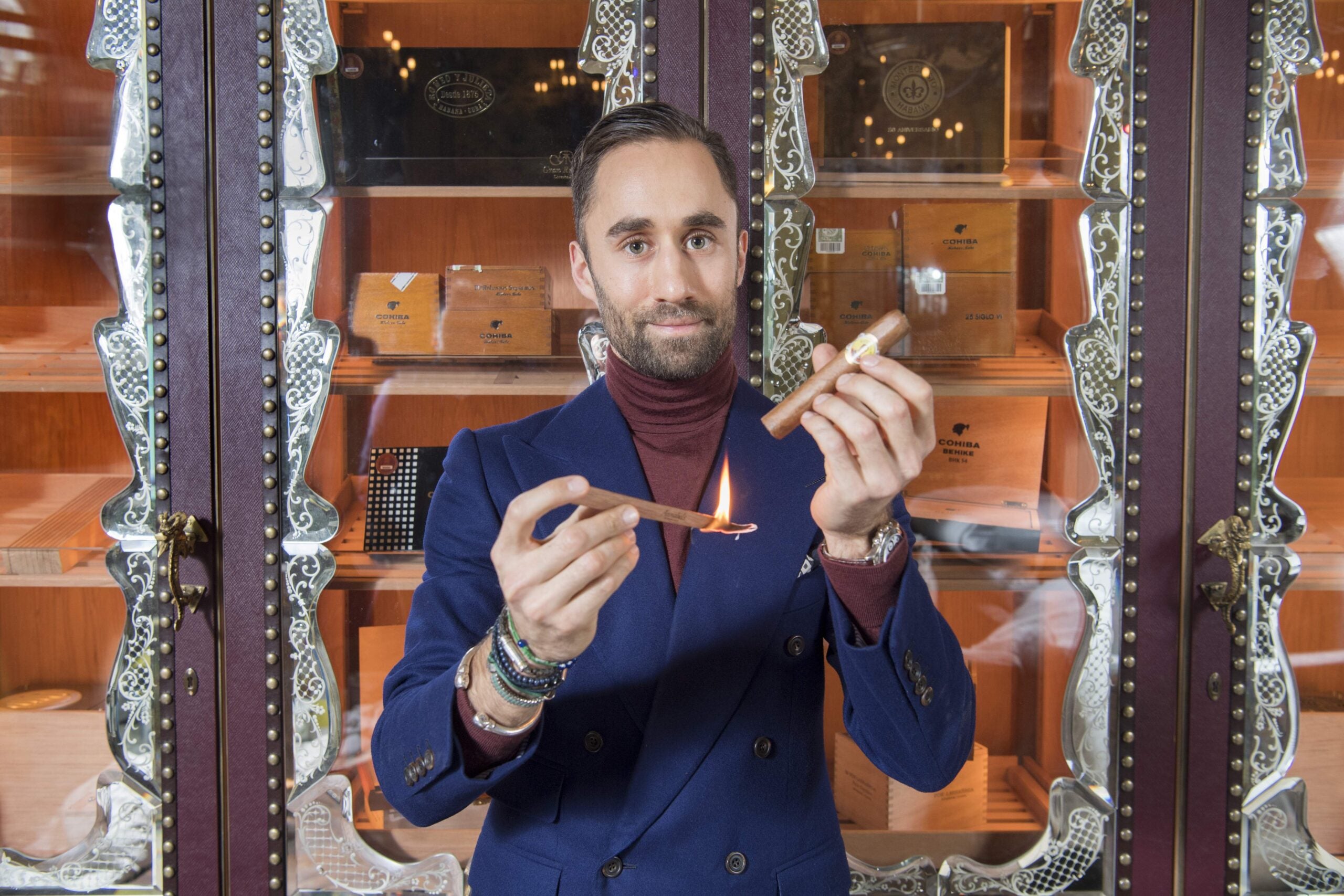 Meet the go-to cigar sommelier of London's clubland Meet the go-to cigar sommelier of London's clubland
