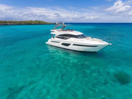 Kudadoo Maldives private island introducing the yacht 'Bella'