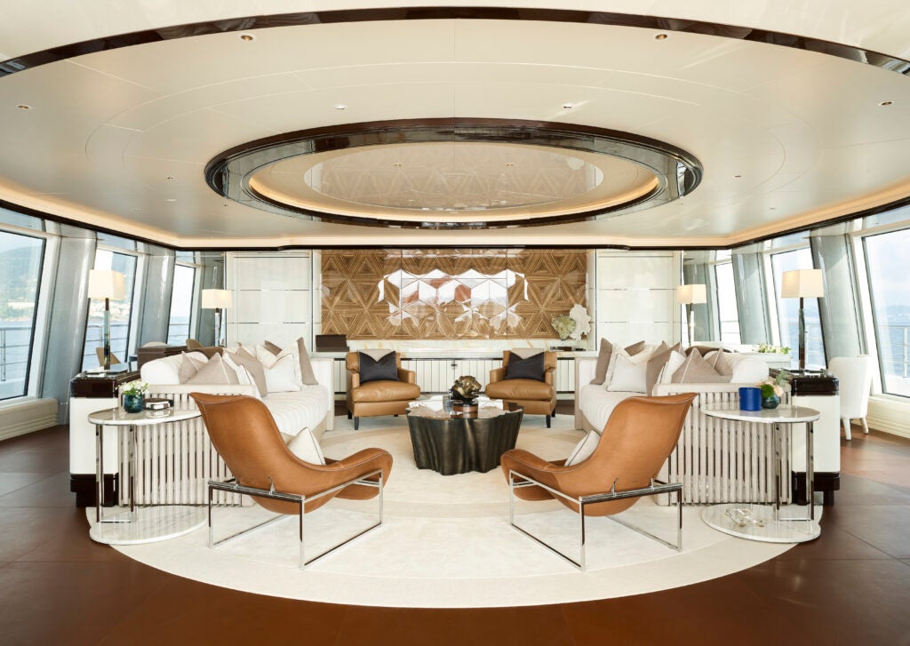 superyacht interior design 
