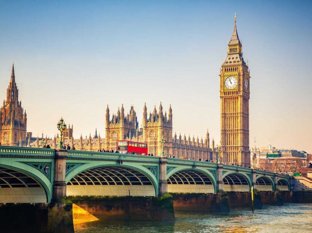 A view of the houses of parliament