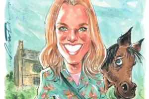 Julie Montagu, Viscountess Hinchingbrooke / Illustration: Russ Tudor