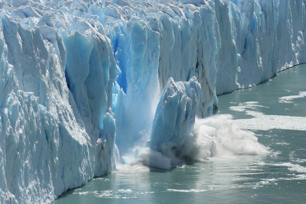 Climate,Change,-,Antarctic,Melting,Glacier,In,A,Global,Warming