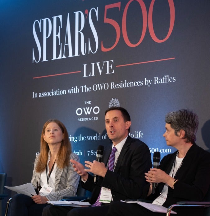 Spear's 500 philanthropy talk
