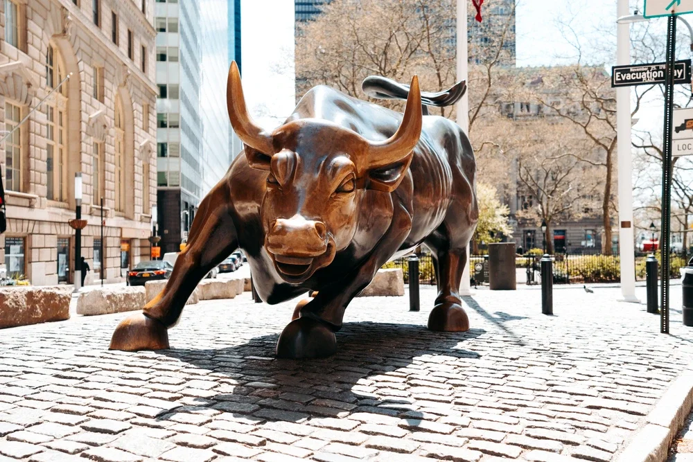 Charging Bull on Wall Street