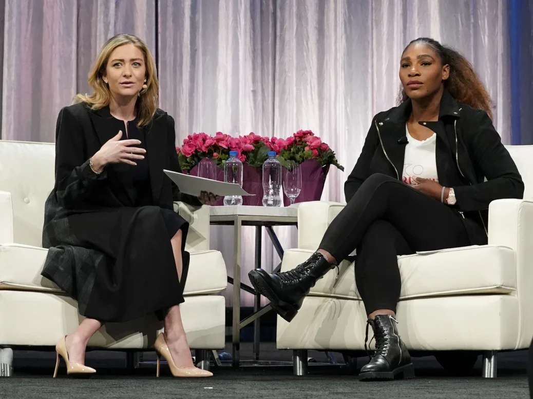 Whitney Wolfe Herd, Founder and CEO of Bumble, and Serena Williams - women's wealth