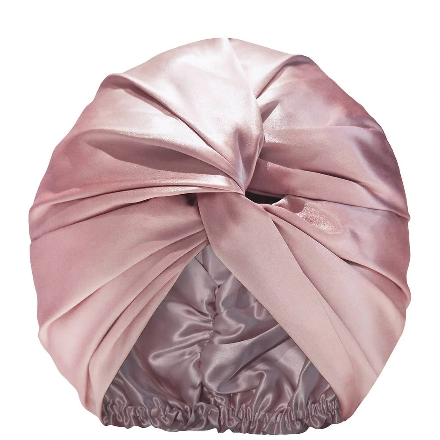 Dusky pink Slip Silk Turban