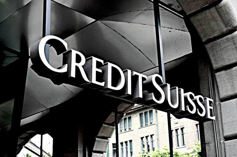 Credit Suisse sign