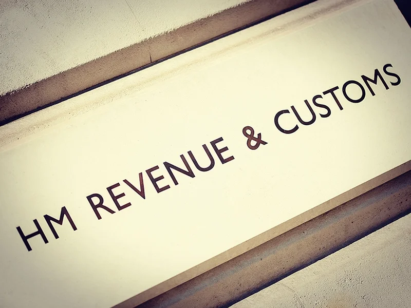 hm revenue and customs sign