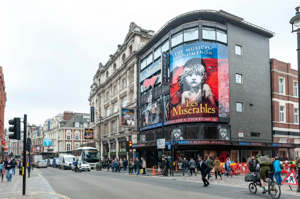 Les Miserables poster London's West End