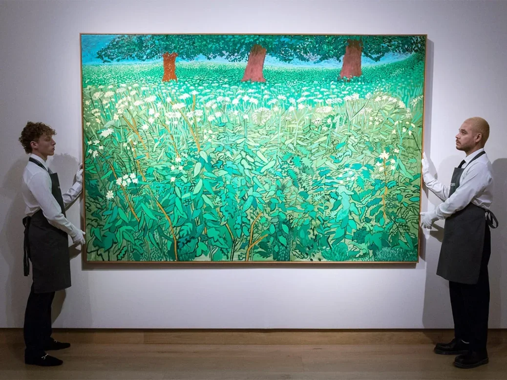 Queen Anne's Lace Near Kilham by David Hockney was part of Paul Allen's collection, which took a record-breaking $1.5bn in 2022