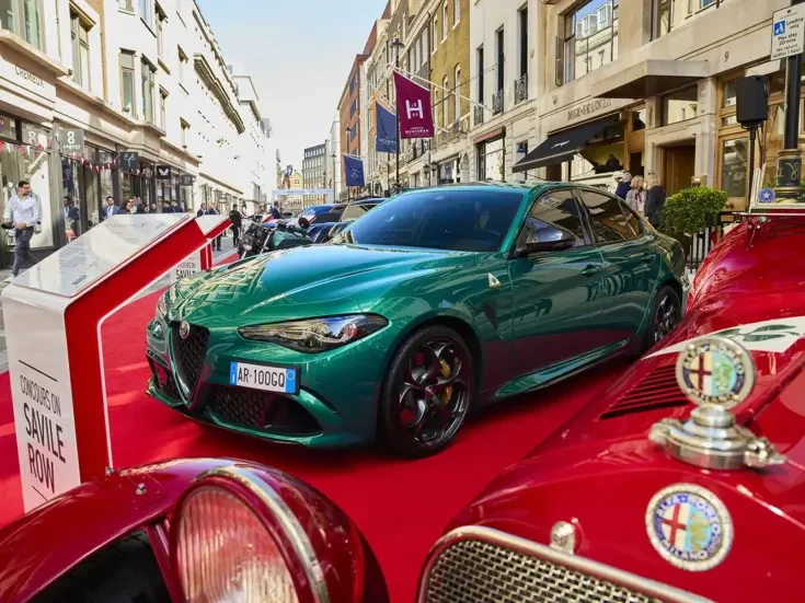 Revving up in style: Concours on London’s Savile Row returns for 2023