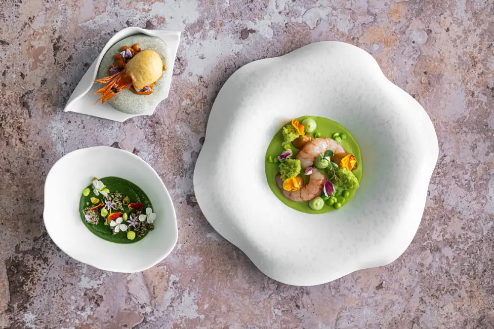 Monaco's best restaurants: Featured dishes at the Blue Bay Restaurant