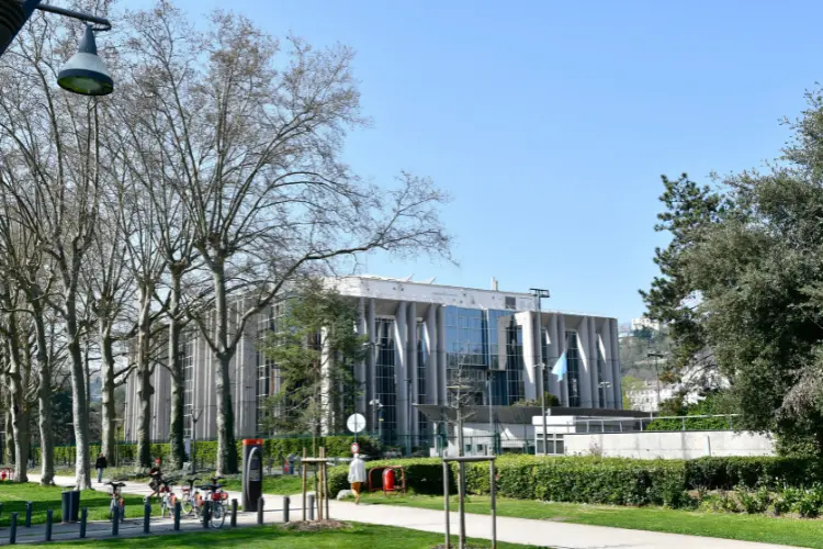 The Interpol headquarters in Lyon, France
