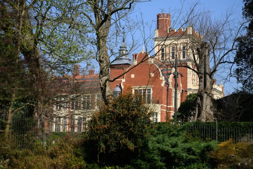 The exterior of Athlone House, a property owned by sanctioned Russian oligarch Mikhail Fridman, on March 24, 2022 in London