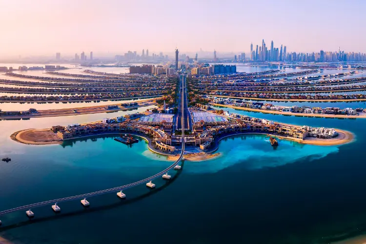 The Palm Jumeirah in Dubai