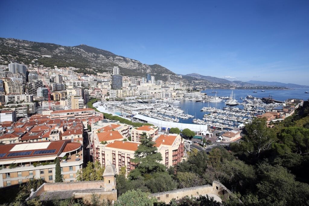 A general view of the Monte-Carlo city as daily life continues in Monaco on October 05, 2022. Monaco, which has a Mediterranean coast in Western Europe, is the second smallest independent state in the world after Vatican. In the country, which is surrounded by land borders with France, tourism is the main source of income.