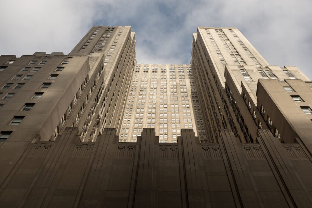 The exterior of the Waldorf Astoria hotel on Park Avenue, Manhattan, February 25th 2017, the historic hotel is set to close for work that will transform it into a smaller hotel but with more apartments (Photo by Epics/Getty Images)