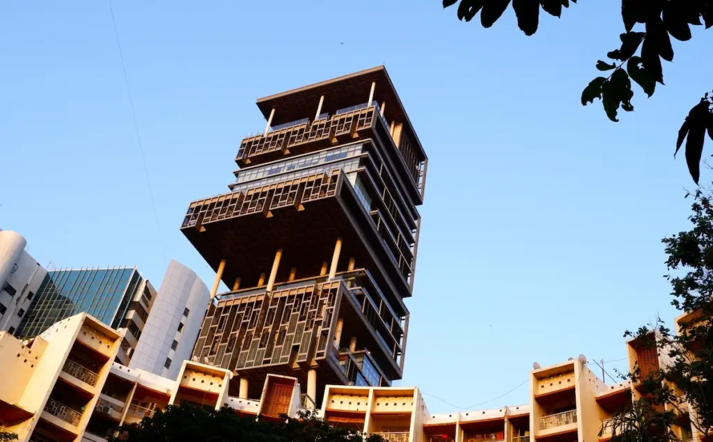Antilia - a residential avant-garde tower in Mumbai