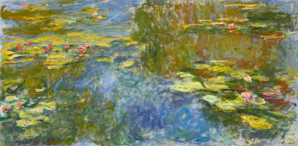 Le bassin aux nymphéas, Claude Monet, circa 1917-1919