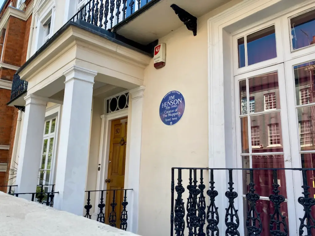 An English Heritage blue plaque for Jim Henson's former home