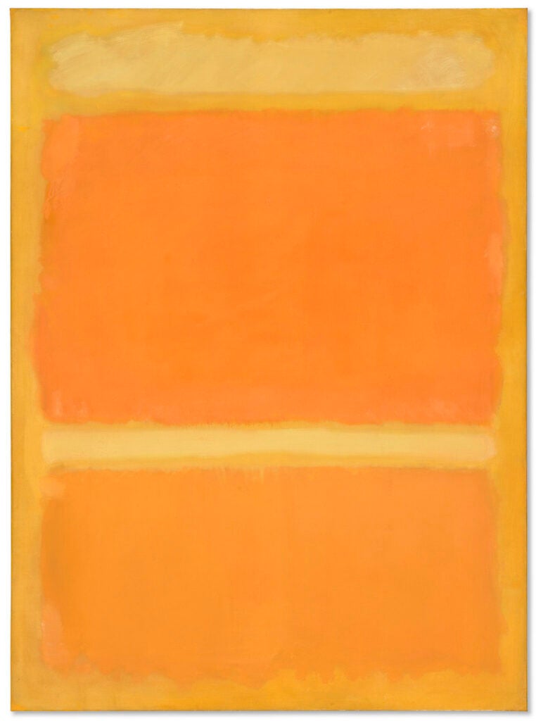 Untitled (Orange and Yellow), Mark Rothko