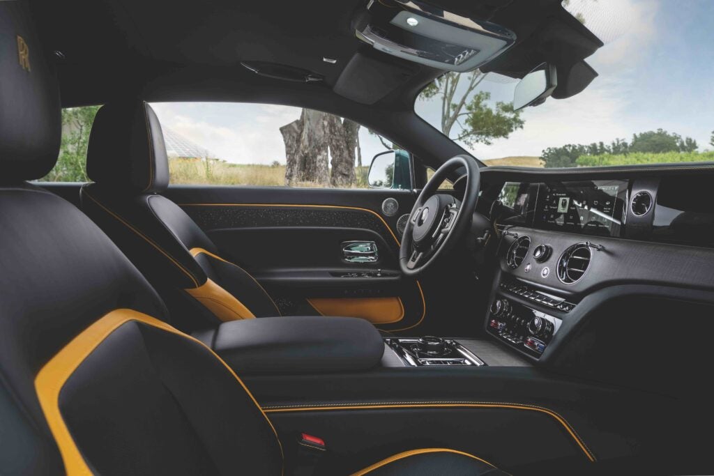 Interior of the Rolls-Royce Spectre 