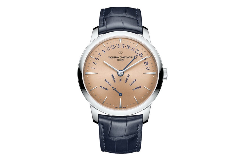 Vacheron Constantin Patrimony Retrograde Day-Date in 950 platinum - luxury gifts for him