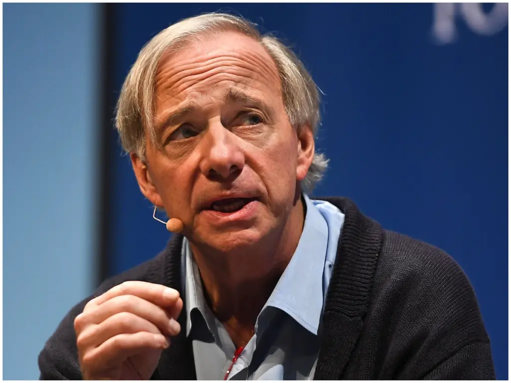 Ray Dalio speaking at a conference 