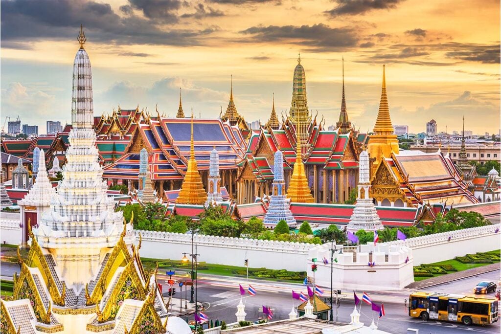 Grand Palace, Thailand, is one of the world's 10 most beautiful palaces