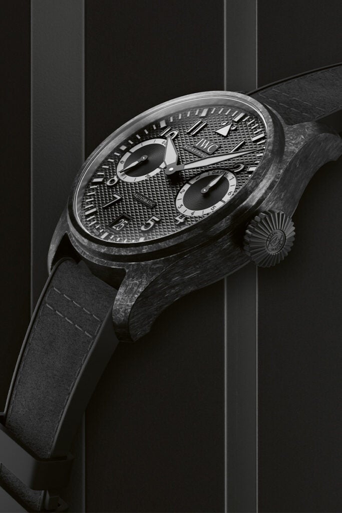 IWC’s Big Pilot’s Watch AMG G 63, the result of a partnership with Mercedes, features a ‘ceramic matrix composite’