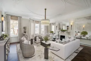 Interior of a townhouse-mansion in Belgravia that was once the Italian embassy