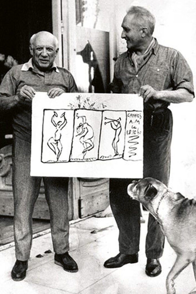 Picasso partnered with Provençal goldsmith François Hugo 