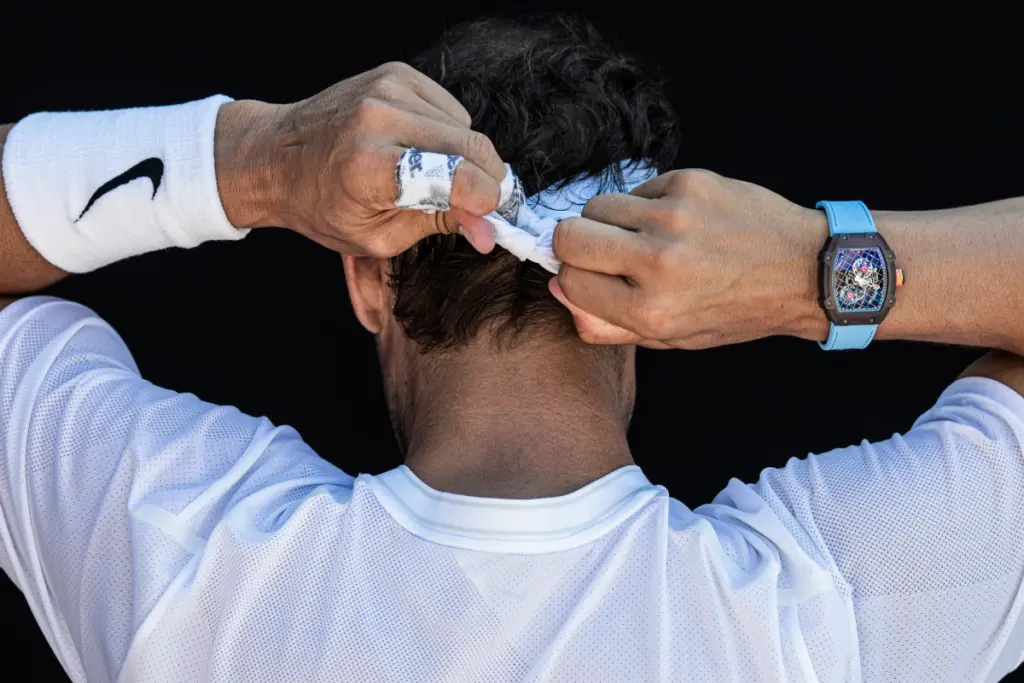 Rafael Nadal has worn Richard Mille watches
during his matches since 2010
