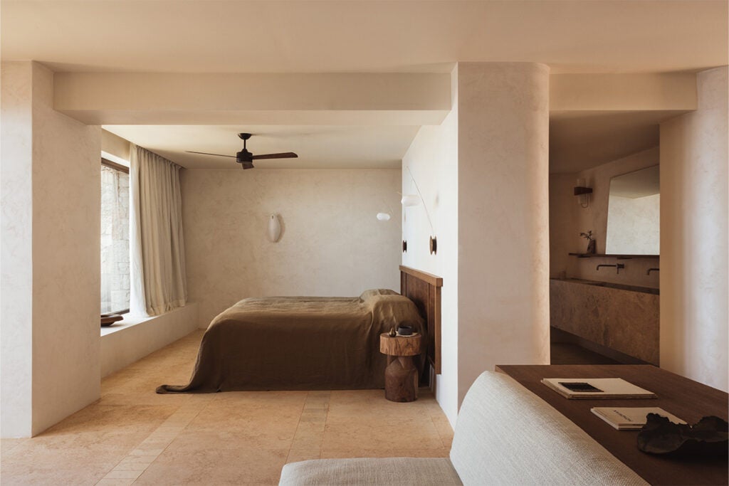 A suite at Gundari, Folegandros