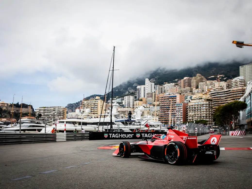 Formula E car in Monaco