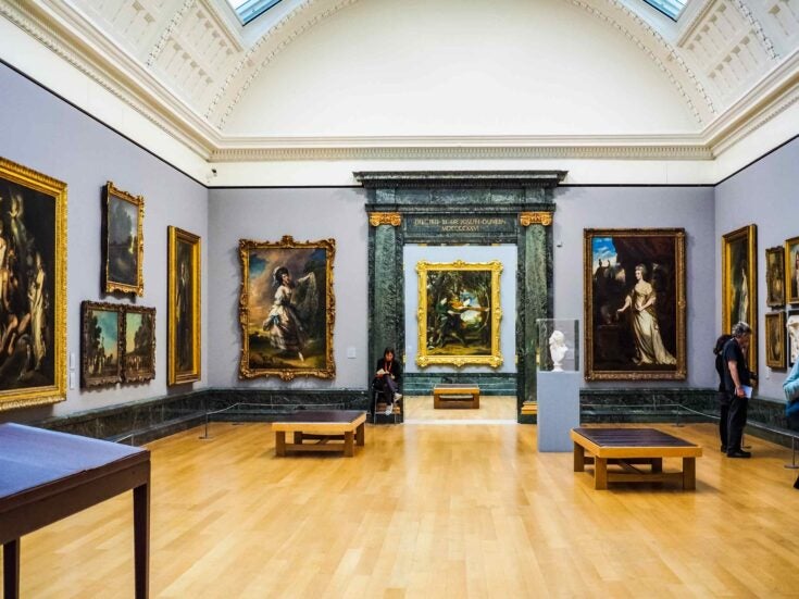How big is the art market photo of the tate museum
