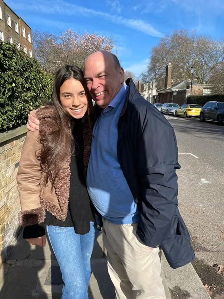 Mike Lynch with his daughter Hannah