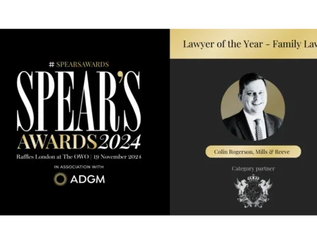 Colin Rogerson wins Lawyer of the Year – Family Law in Association with SilverBell Global