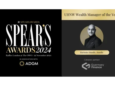 Harinder Hundle wins UHNW Wealth Manager of the Year in Association with Guernsey Finance