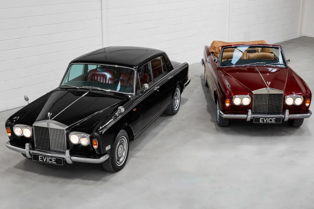 Exclusive: In the driving seat of the £500,000 reborn EV Rolls-Royce Corniche and Silver Shadow